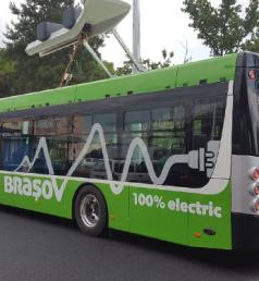 electric bus in Brasov